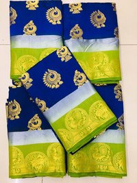 CHIT PALLU PRINTED SAREE