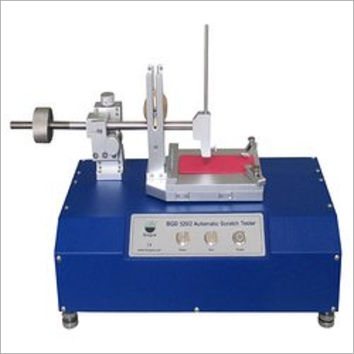Automatic Scratch Tester By SUNSHINE SCIENTIFIC EQUIPMENTS