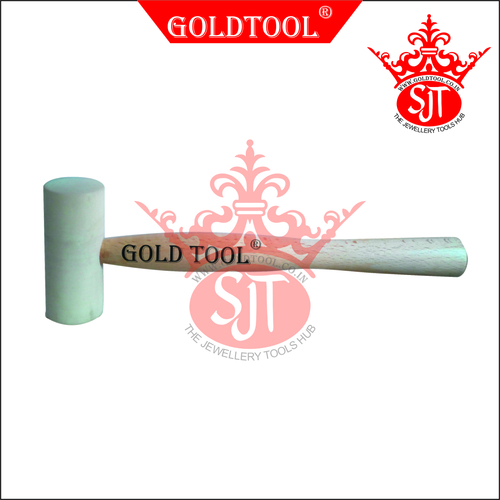 Low Noise Gold Tool White Super Hammer Plastic Mallet