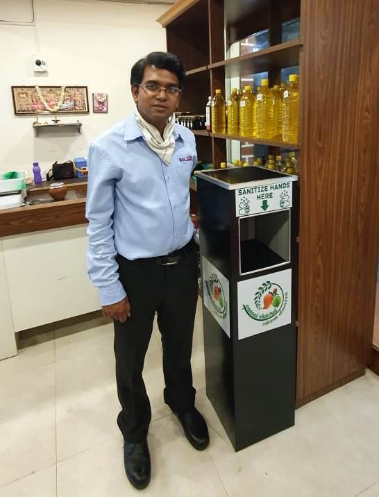 Stand Alone Automatic Sanitizer Dispenser