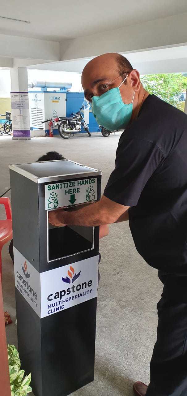 Stand Alone Automatic Sanitizer Dispenser