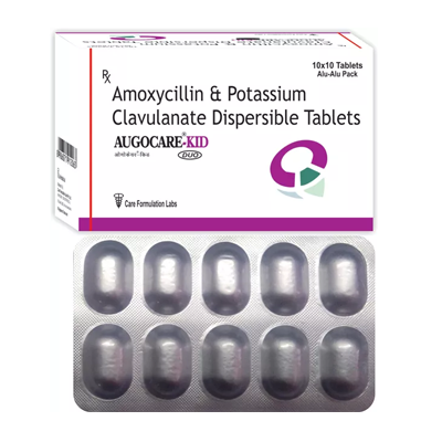 Amoxycillin 200mg. + Potassium Clavulanic Acid 28.5mg/AUGOCARE-KID