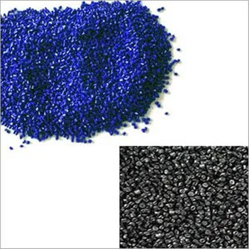 Plastic Roto Granules - HDPE Material, Varied Packaging | Black and Blue Industrial Grade Plastic Granules for Containers and Laboratory Equipment