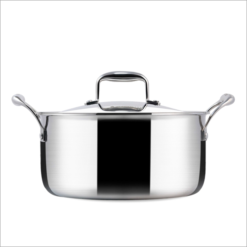24 cm - 4.8 Ltr 3 Ply Stainless Steel Casserole