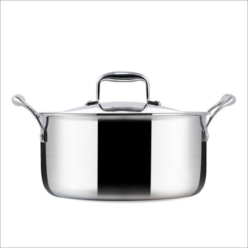 Polish 24 Cm - 4.8 Ltr 3 Ply Stainless Steel Casserole