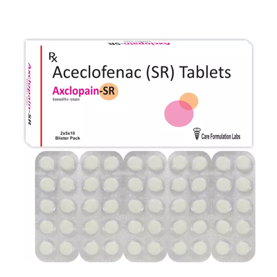 Aceclofenac IP 200mg./AXCLOPAIN-SR