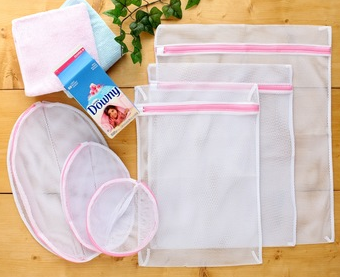 2 Sizes Polyester Laundry Net For Washing Machine From Korea