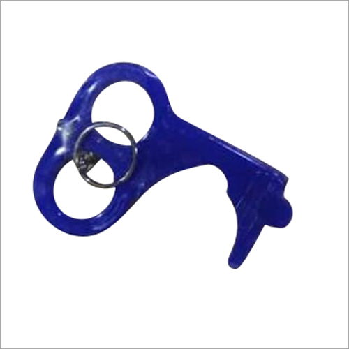 Plastic Covid Key - Plastic Material , Blue Color for Medical use in Hospitals and Personal Applications