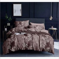 Glace Cotton Double Bedsheet With 2 Pillow Covers
