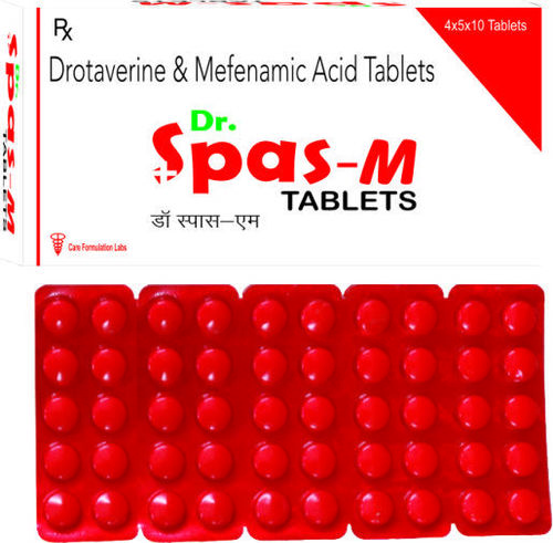 Drotaverin Hydrochloride 80mg +  Mefenamic Acid IP 250 mg./DR.SPAS-M