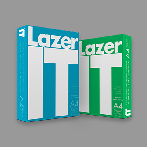 Lazer IT Bright White Copy Paper By AIE FIBER RESOURCE AND TRADING (INDIA) PRIVATE LIMITED