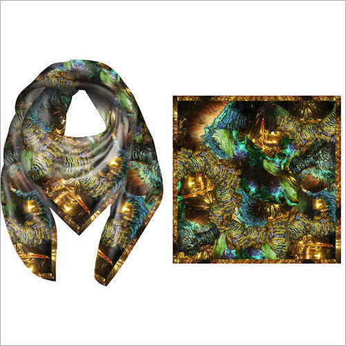 Ladies Silk Printed Scarf