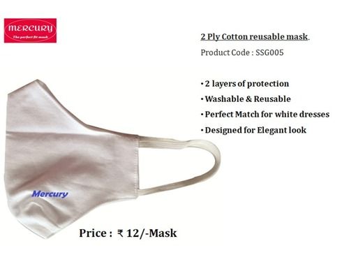 Cotton Face Mask Age Group: Suitable For All Ages