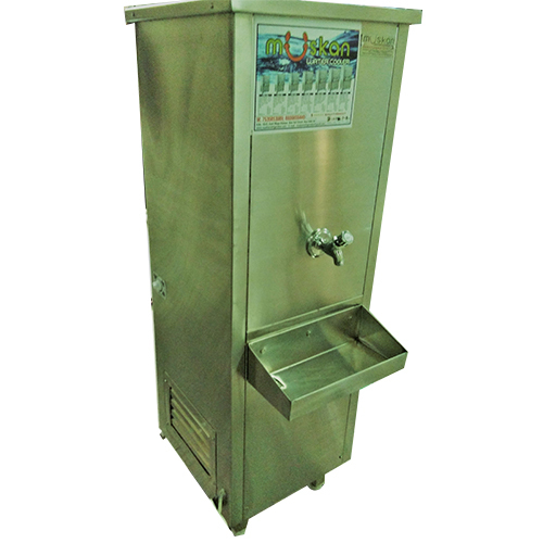 40 Ltr Water Cooler - Stainless Steel, 1200x500x400 mm, Silver | Compressor Cooling, Hot Water, Durable, Easy Use