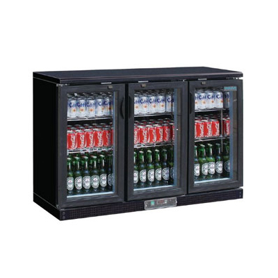 Back Bar Chille - Stainless Steel, Glass Door, Adjustable Shelves | Efficient Cooling, Energy Saving, Easy Access