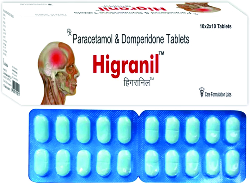 Domperidon Ip 20Mg Paracetamol Ip 325Mg. Higranil General Medicines