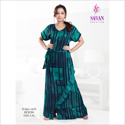 Ladies Rayon Designer Nightwear