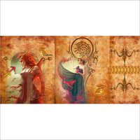 डिजिटल प्रिंट कुर्ती फ़ैब्रिक