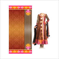 Trendy Digital Print Kurti Fabric - Color: Multicolor