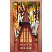 Fancy Digital Print Curtain - Color: Multicolor
