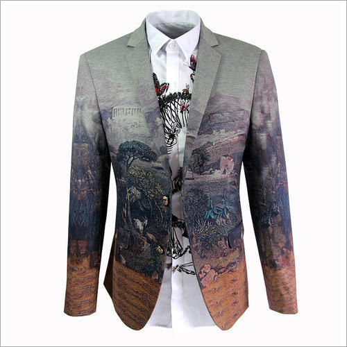 Digital Printed Blazer Fabric