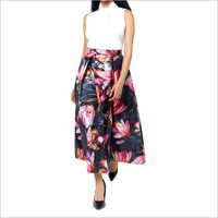 Digital Print Designer Skirt - Color: Multi-color