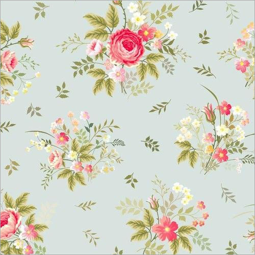 Digital Printed Floral Design Fabric