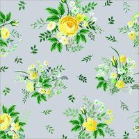 Digital Printed Floral Design Fabric