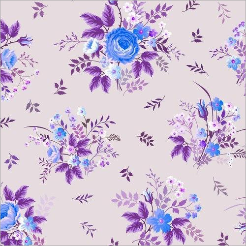 Digital Printed Floral Design Fabric