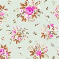 Digital Printed Floral Design Fabric