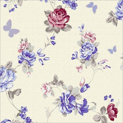 Fancy Digital Print Floral Design Fabric