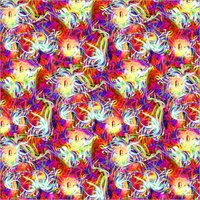 Digital Printed 100% Polyester Silver Chiffon Fabric - 58" Width, Multicolor With Silver Tint | Lightweight, Sheer, Soft Touch, Eco-friendly
