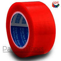 Double Sided Red Polyester Tape