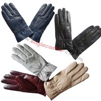Leather Sheep Gloves For Femal