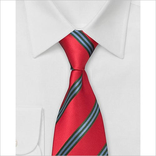 Striped Printed Tie
