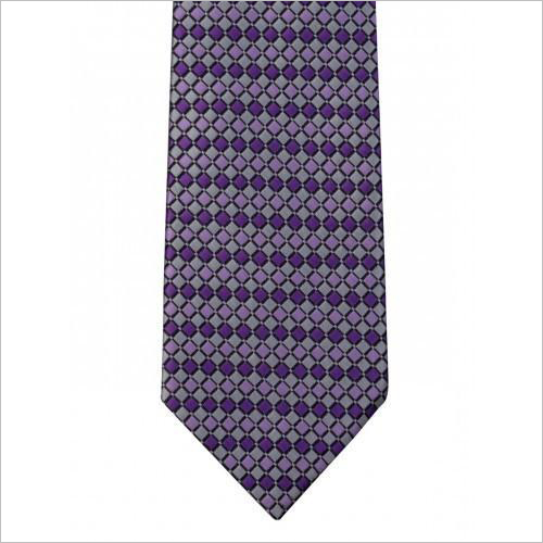Purple Printed Tie