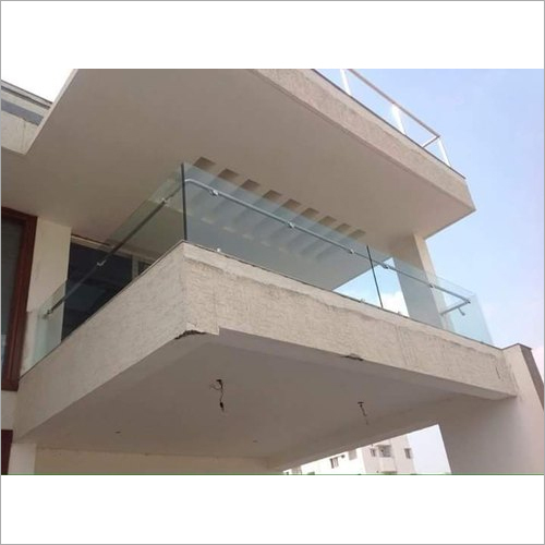 Safety Toughened Glass Railing Height: 1.5-2.5 Foot (Ft)