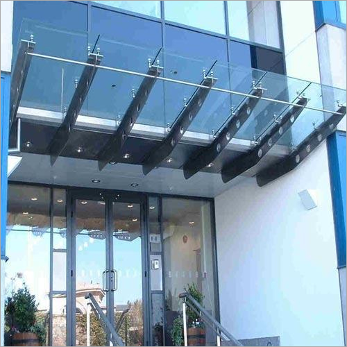 Stainless Steel And Glass Canopy
