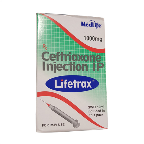 1000mg Ceftriaxone Injection IP