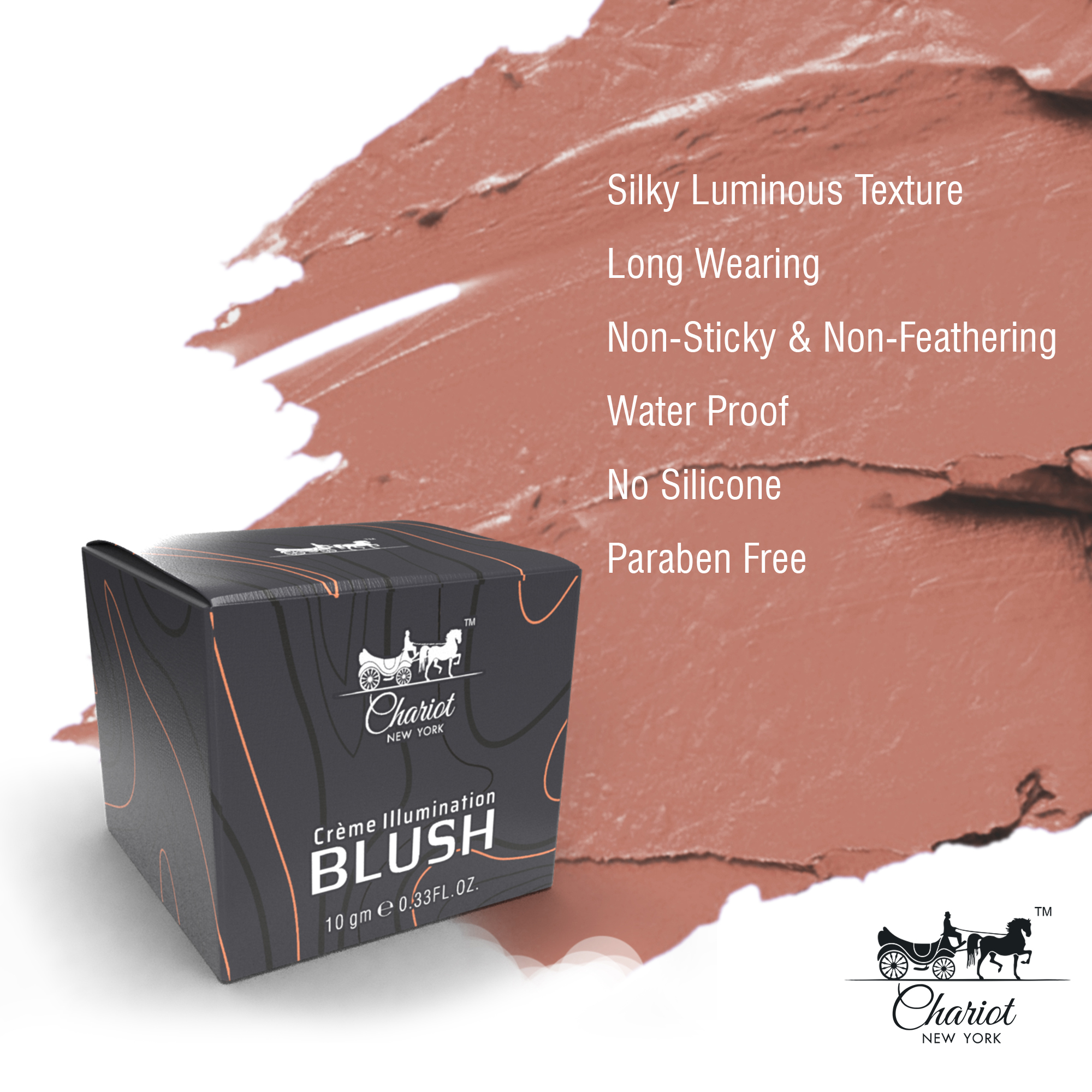 Chariot New York Glorious Matte Blush (Nude) 10gm