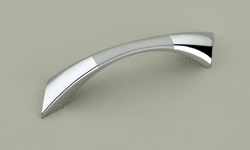 Designer Chrome Finish Commercial Cabinet Handle - Length: 6 Inch (In)