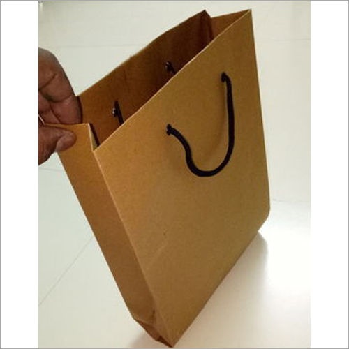 Plain Brown Kraft Paper Bags, For Shopping, Capacity: 2kg