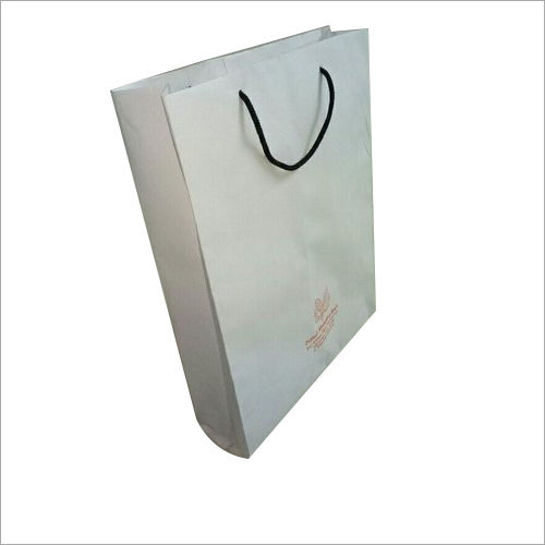 Barrier White Paper Shopping Bags