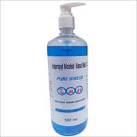 Isopropyl Alcohol Hand Sanitizer - 500 Ml Pump Bottle, Kills 99.9% Of Germs, Rose Fragrance, Suitable For All Ages, Anti-bacterial, Disposable, 24 Months Shelf Life
