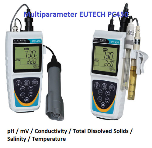 Eutech Portable Multiparameter With Ph /Con/ATC Electrodes PC450