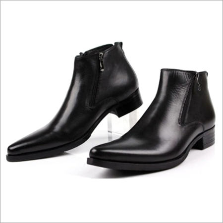 Black Mens Leather Formal Shoes