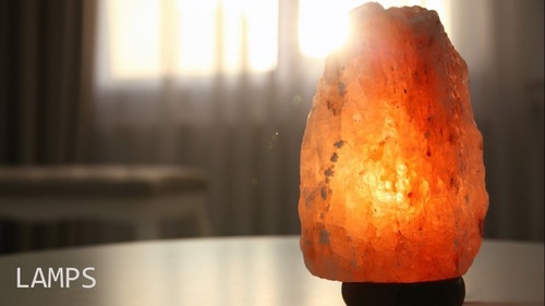 Salt Lamps - Himalayan Salt, Variable Dimensions, 1.8m Cord | Air Purification, Aromatherapy, Mood Lighting, Natural Beauty, Relaxation