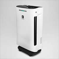 Portable Air Purifier - Hepa Filter, 34x24x64 Cm, White & Gold | 470 M3/hr Cadr, Automatic Operation, Touch Control, 2 Year Warranty, Pm 2.5 Indicator