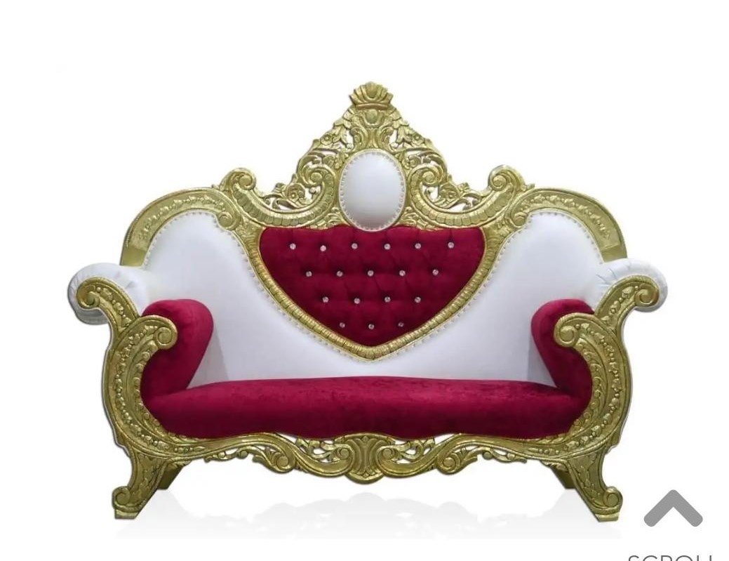 wooden sofa