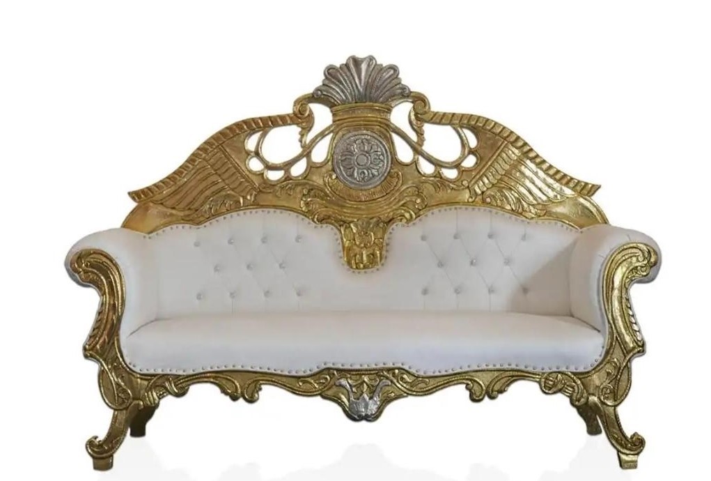 wooden sofa